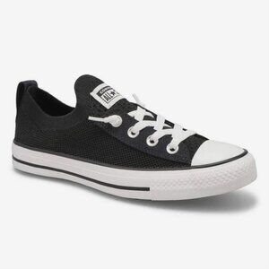 Converse Women's Chuck Taylor All Star Knit Low Top Sneaker - Black/White